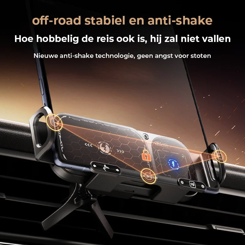 Draadloze oplaadbare roterende autohouder