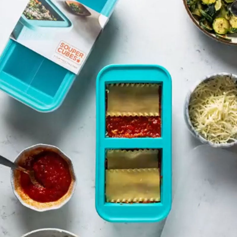 Silicone Freezer Storage Box with Lid