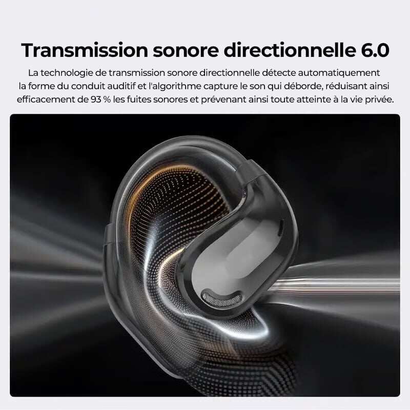 Casque audio Bluetooth 5.4 Hi-Fi Sports avec réduction de bruit