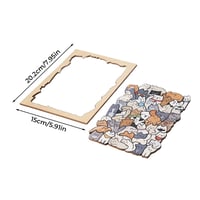 Tier-Stapelspiel Holzpuzzle Lernspielzeug Set