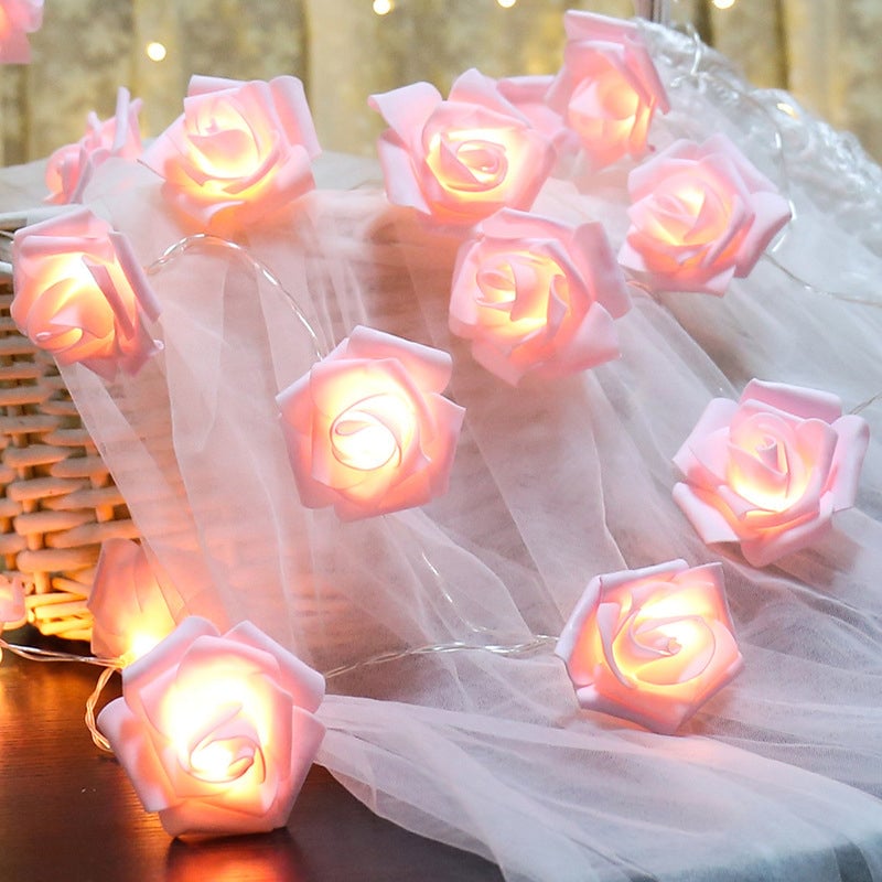 Guirlande lumineuse LED roses