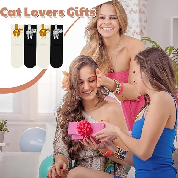 Cute Cat Socks with Balls