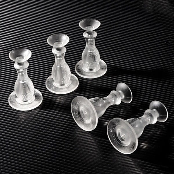 Arrêt de porte anti-collision en silicone transparent