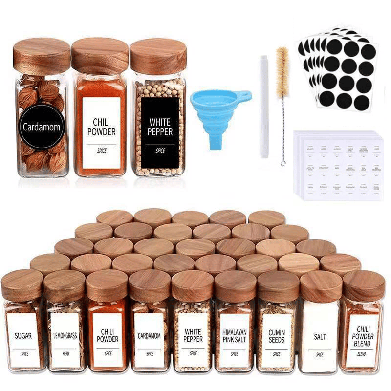 Quadratisches Gewürzdosen-Set