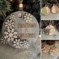 3D Kerstman aftellen naar kerstornament