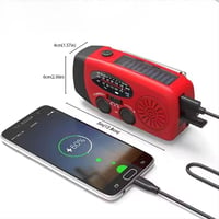 Sakerplus® Hand Crank Emergency Radio