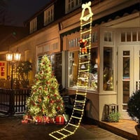 Santa Claus LED Ladder Light