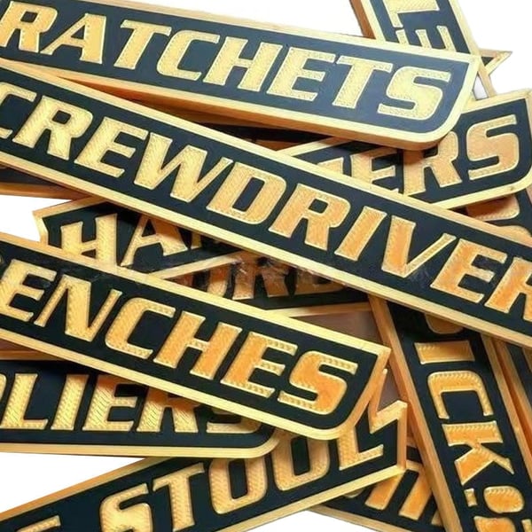 Magnetic Toolbox Labels