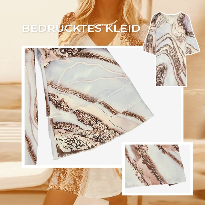 Vestido de verano con mangas acampanadas