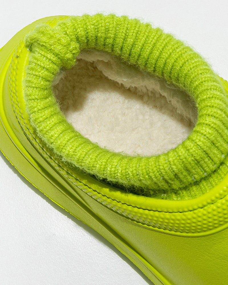 Varme vandtætte ensfarvede sneakers