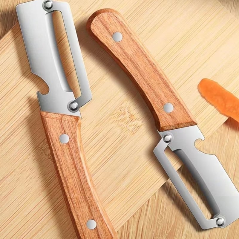 Küchen-Multifunktionsmesser aus Edelstahl mit verdickter Klinge zum Schälen von Obst