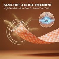 2-in-1 Convertible Beach Towel Bag