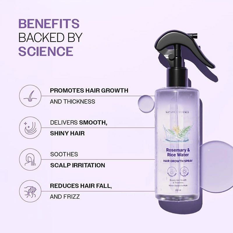 🌟Upsell-New Rosemary & Rice Water Hair Growth Spray