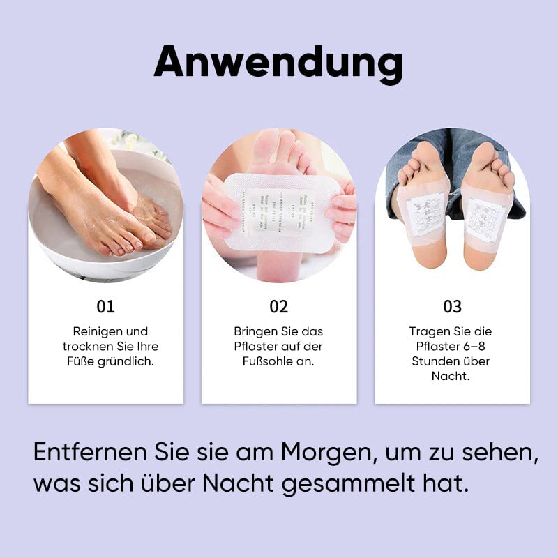 upsell-Kräuter-Detox-Fußpflaster zur Stresslinderung und für besseren Schlaf
