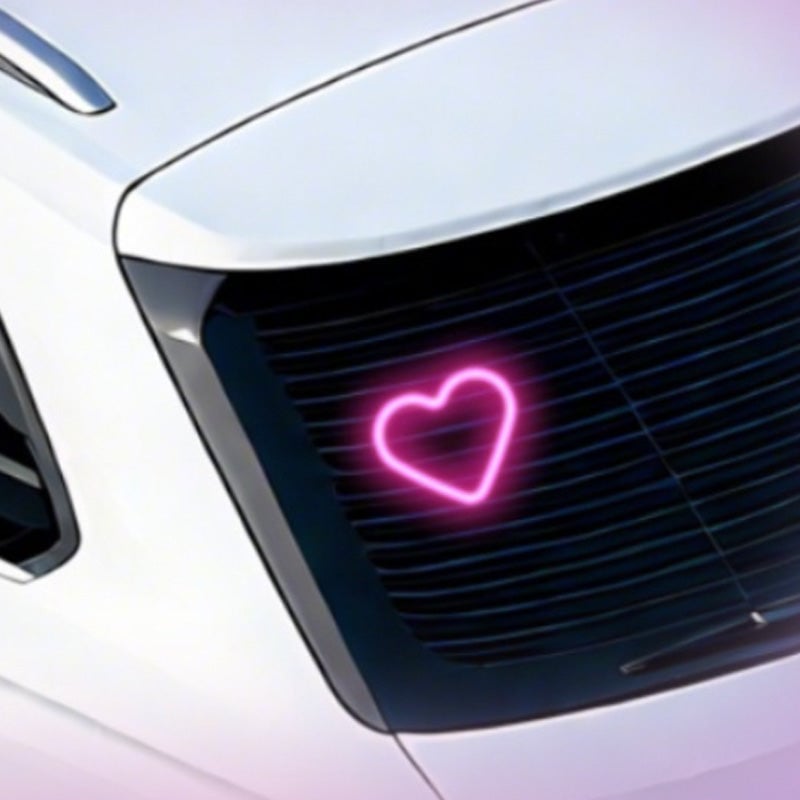 Solar Heart LED Car Ambient Light