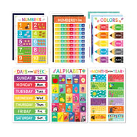 Colorful Educational Posters（16 PCS/SET ）