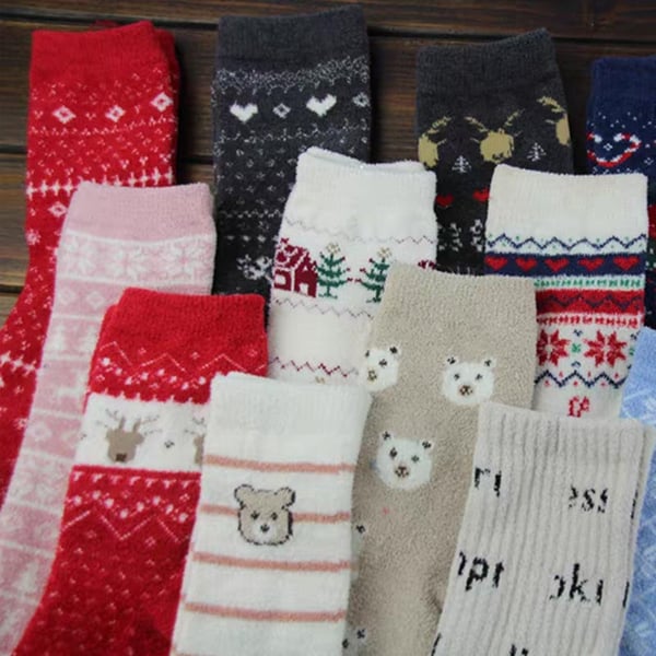 Autumn Winter Warm Thick Women's Socks Blind Box