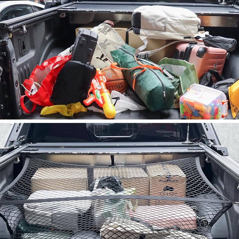 Truck Cargo Net Organizer for Trunk Storage