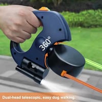 Sakerplus Dual Dog Retractable Leash