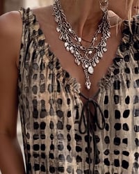Polka Dot Print Ruffle Tank Tops