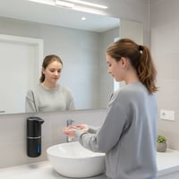 Automatischer Berührungsloser Seifenspender – 400ml USB-C Wiederaufladbar & Wandmontiert