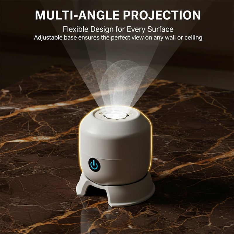 Dynamic Rotating LED Projector Light