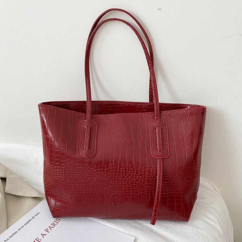 Einfache Einkaufstasche für Damen mit großem Fassungsvermögen