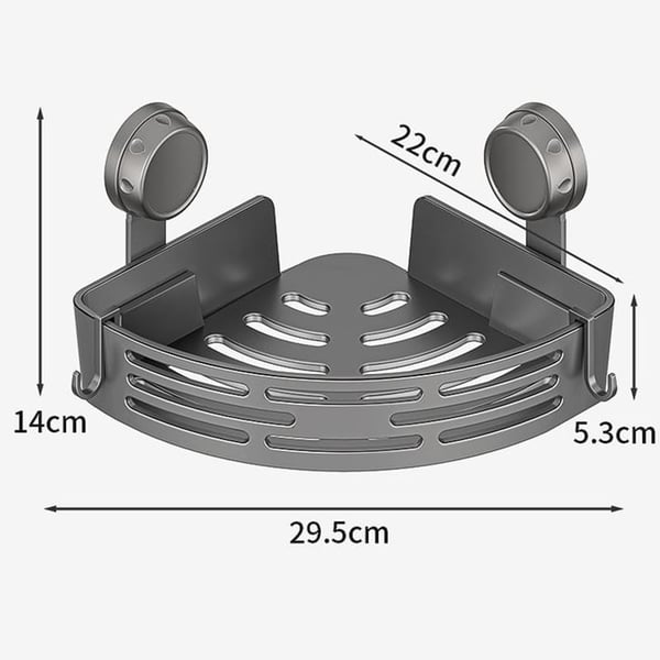 🚿Triangle Suction Cup Shower Caddy