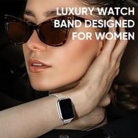 ​​iWatch Butterfly Clasp Metal Case Band