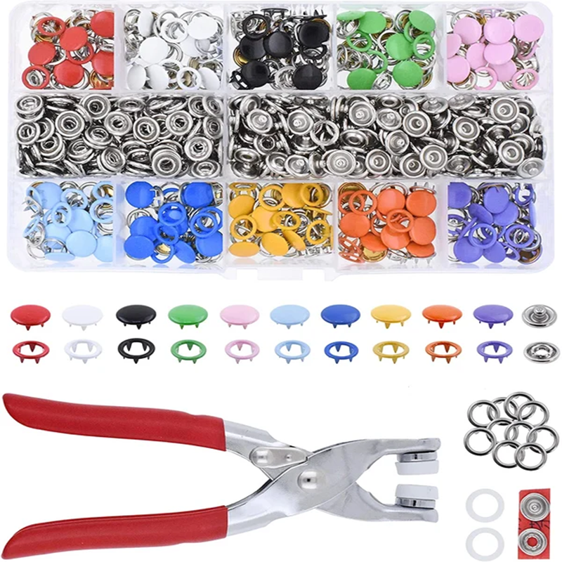 Metal Snaps Buttons Kit