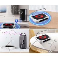 Bærbar Bluetooth-kompatibel CD-spiller