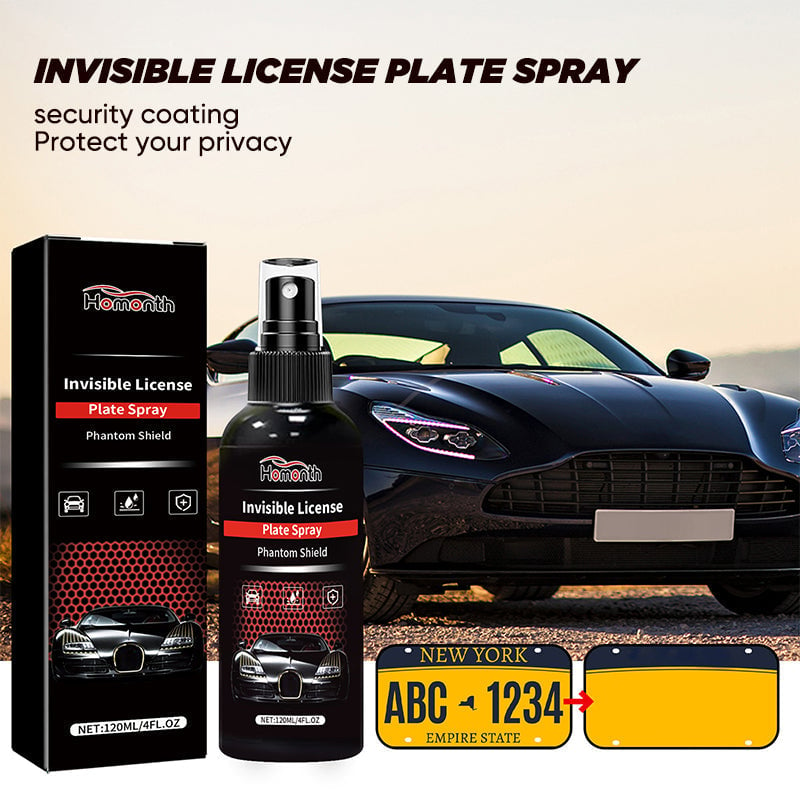 Invisible Spray for Licence Plates