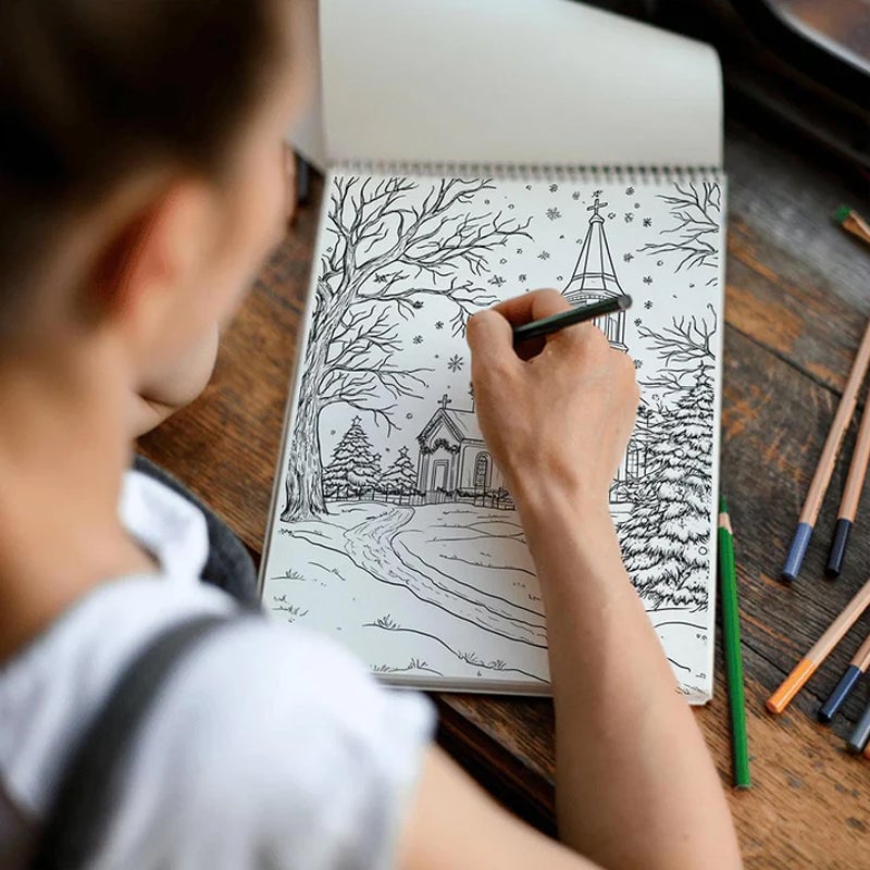 Country Weihnachtsmalbuch