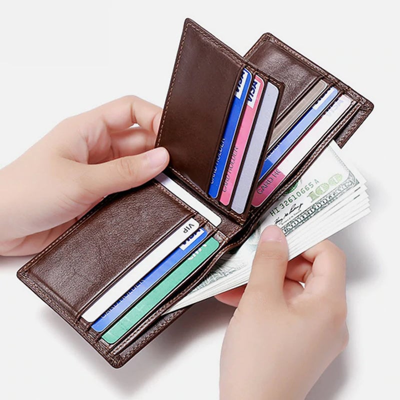 RFID Multi-Slot Soft Retro Wallet