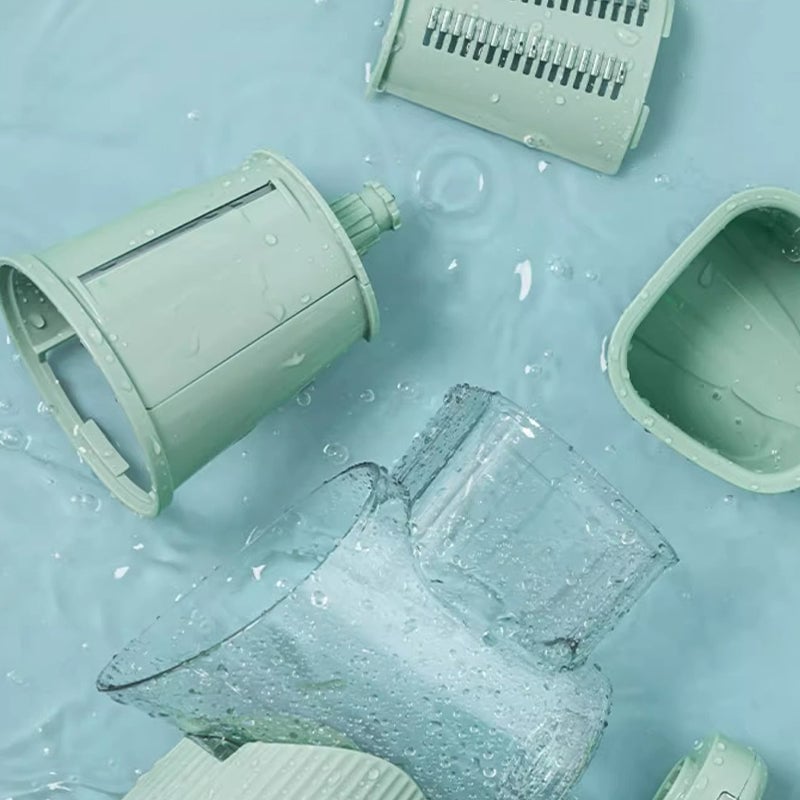 Rotierende Gemüsereibe mit Griff