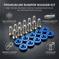 JDM Nickel Plated Bolt Washer Kit