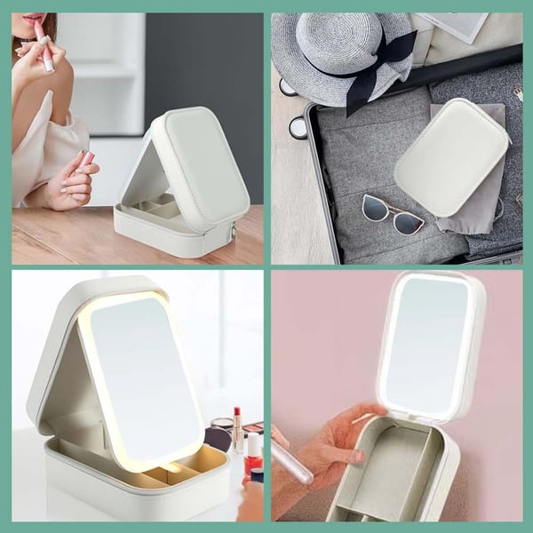 Multifunctional Portable Makeup Mirror Box