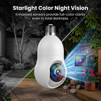 Smart Light Bulb Security Camera