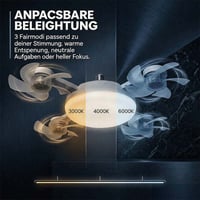 Deckenventilator-Lampe mit Fernbedienung
