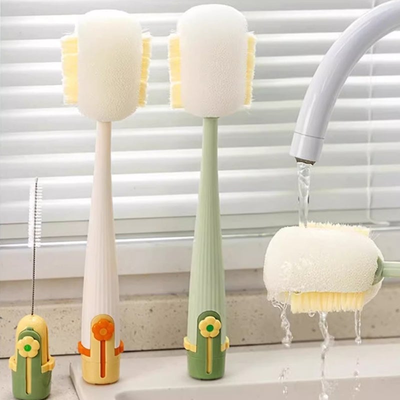 5-in-1 Multifunktionale Tassen- & Flaschenreinigungsbürste