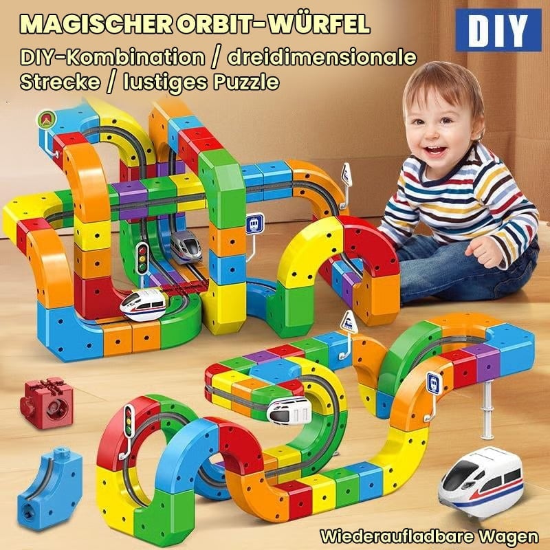 3D STEM Elektrisches Eisenbahn-Set