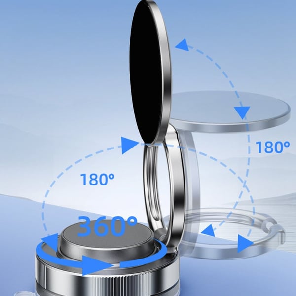 Vacuum magnetic folding bracket