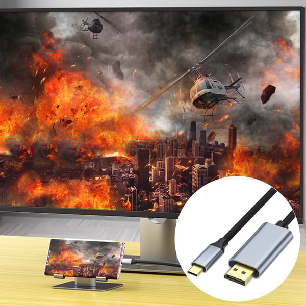 Type-C-zu-DP Hochgeschwindigkeits-Videoadapter-Kabel