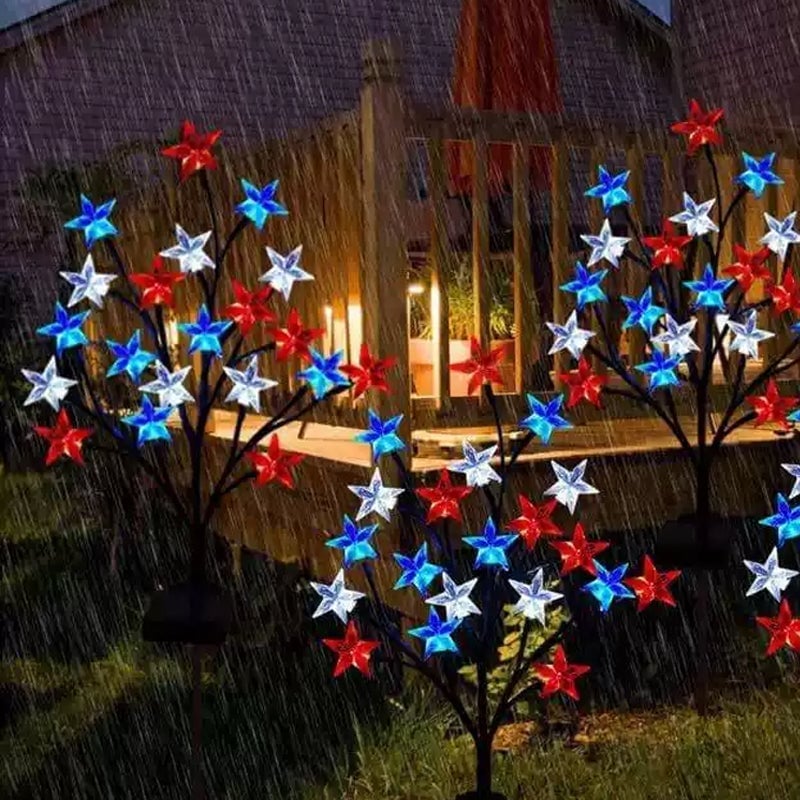 Outdoor Independence Day Decorative Light Post
