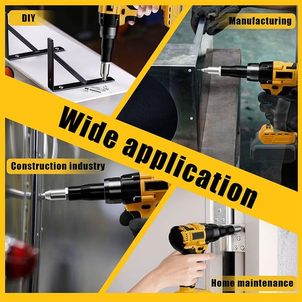Sakerplus Brushless Rivet Gun Tool for Rivets