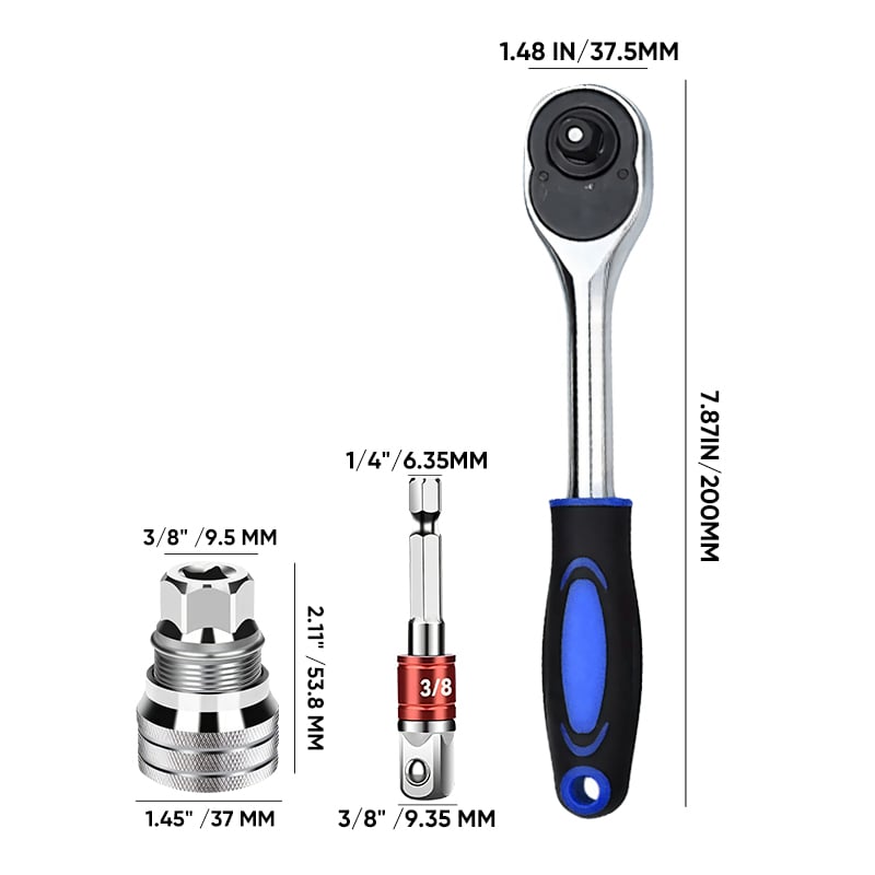 Multi-function Universal Socket Wrench Tool - Saker® Universal Maintenance Tool