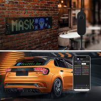 Ultradun flexibel Bluetooth LED-scherm