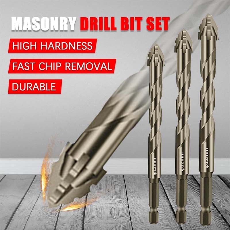 Four-Flute Sawtooth Eccentric Drill Bit
