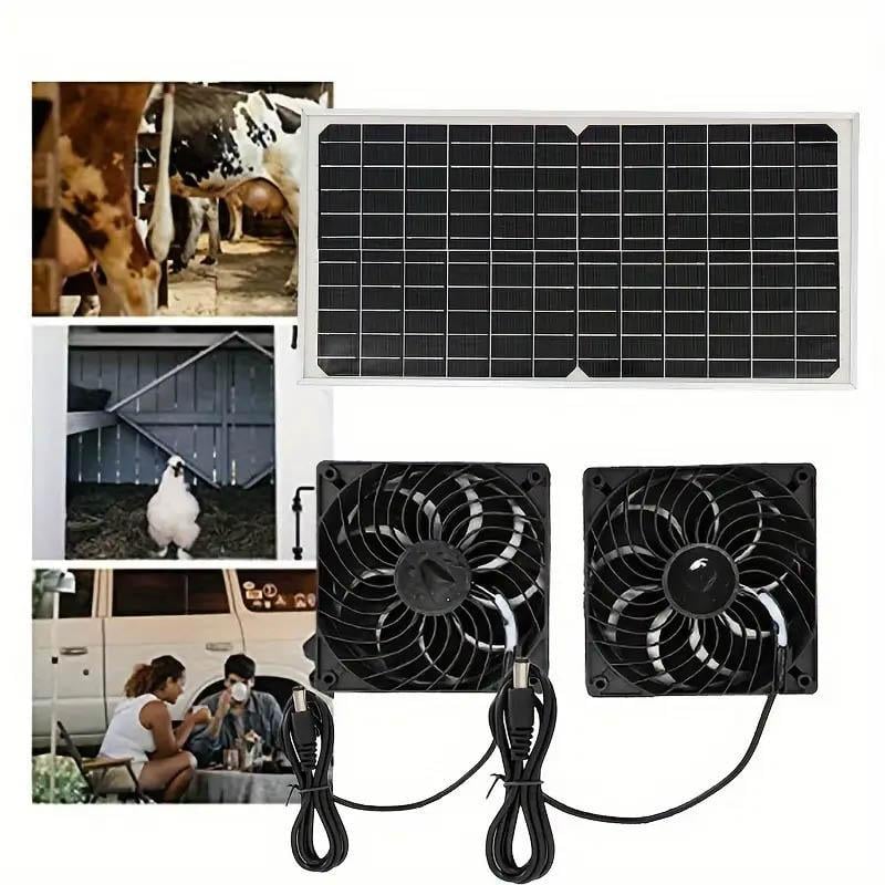 Saker Solar Powered Fan for Chicken Coop