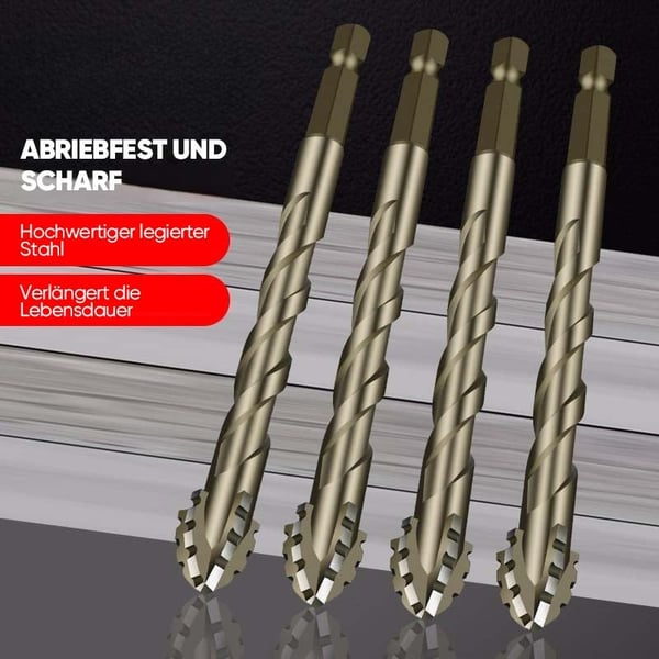 Vierschneidiger Exzenterbohrer